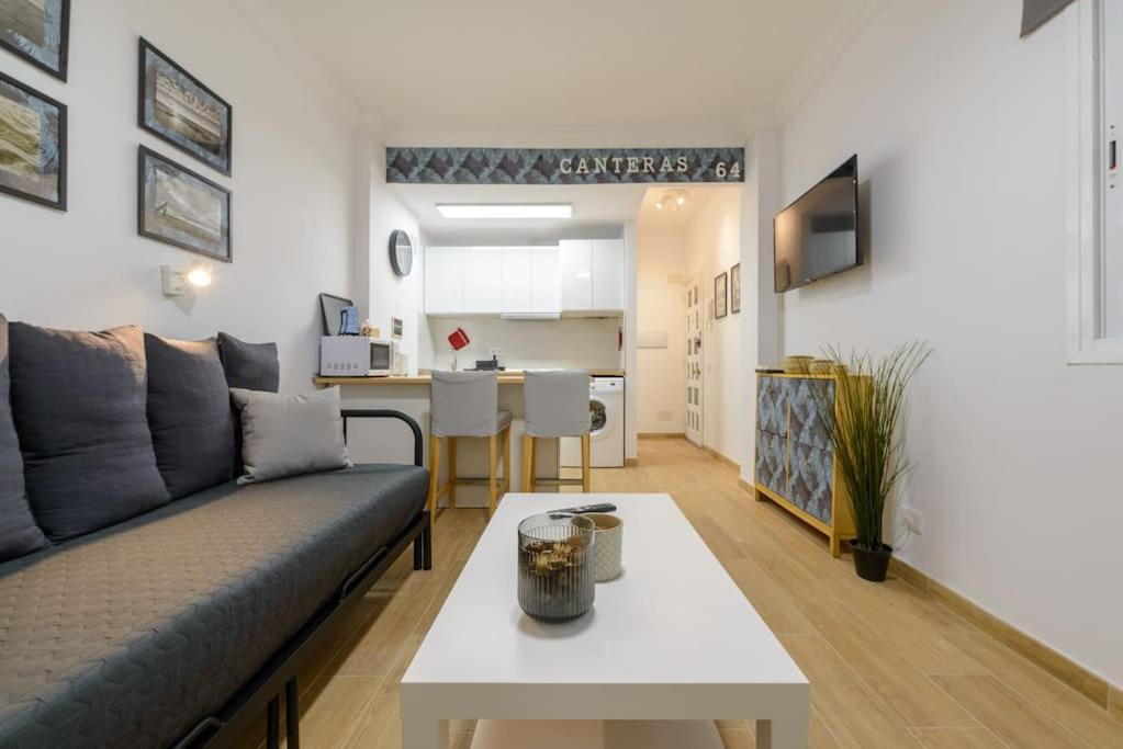Estudio En Playa De Las Canteras Las Palmas de Gran Canaria Bagian luar foto